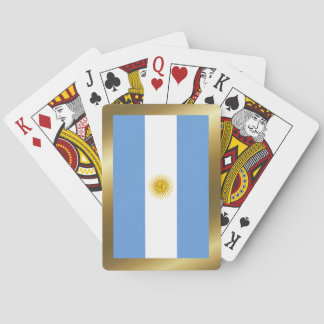 Argentinische Flagge Spielkarten