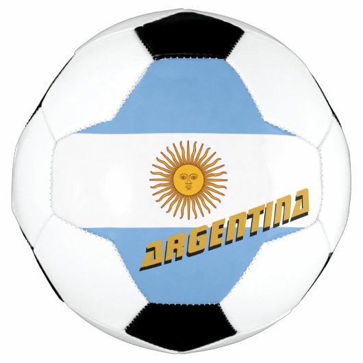 Argentinische Flagge / Sport Fußball (Vorderseite)