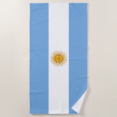 Argentinische Flagge Strandtuch (Vorderseite)