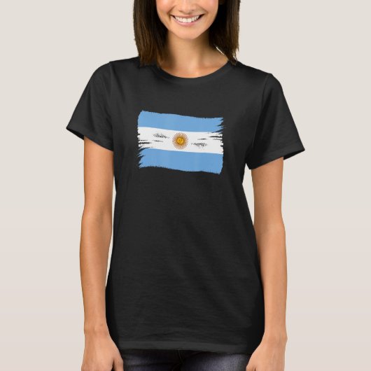 Argentinische Flagge T-Shirt (Vorderseite)