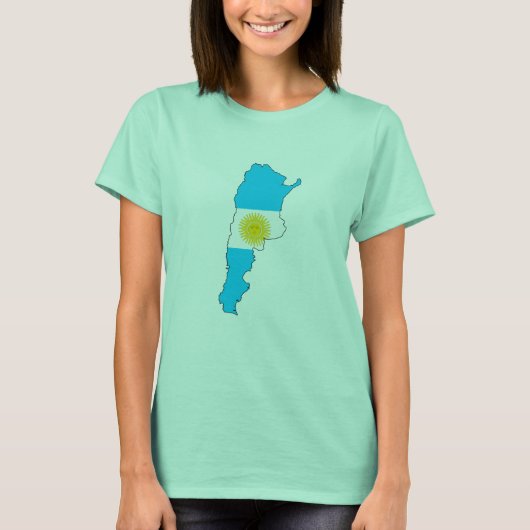 Argentinische Flagge T-Shirt (Vorderseite)