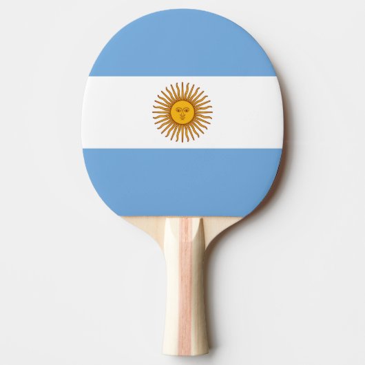 Argentinische Flagge Tischtennis Schläger (Vorderseite)