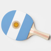 Argentinische Flagge Tischtennis Schläger (Seitenansicht)