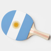 Argentinische Flagge Tischtennis Schläger (Seitenansicht)