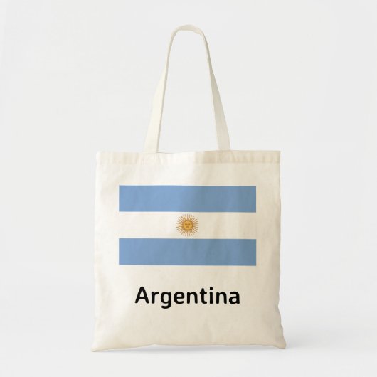 Argentinische Flagge Tragetasche (Vorne)