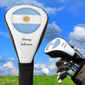 Argentinische Flagge und Mit Monogramm Golf Clubs Golf Headcover