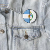Argentinische Flagge und Wappen Patriotisch Button (Beispiel)