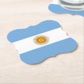 argentinische Flagge Untersetzer (angewinkelt)