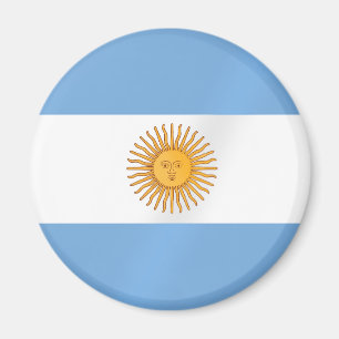 Argentinische Flagge von Geschenken Argentiniens Magnet
