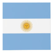 Argentinische Flagge Würfel (Vorderseite)