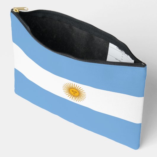 Argentinische Flagge Zubehörtasche (Offen)