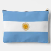 Argentinische Flagge Zubehörtasche (Rückseite)
