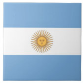 Argentinische Flaggentafel Fliese (Vorderseite)