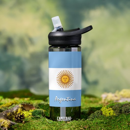 Argentinische Flasche, patriotische argentinische  Trinkflasche (Außenbereich)
