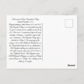 argentinische Flottenschiffe 1874 Postkarte (Rückseite)