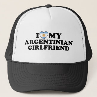 Argentinische Freundin Truckerkappe