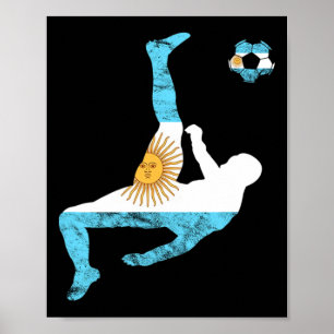 Argentinische Fußballmannschaft Sonne Von Mai Buen Poster