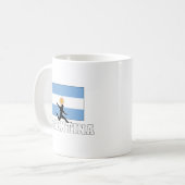 Argentinische Fußballnationalmannschaft Kaffeetasse (Vorderseite Links)