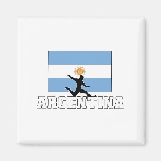 Argentinische Fußballnationalmannschaft Magnet (Vorne)