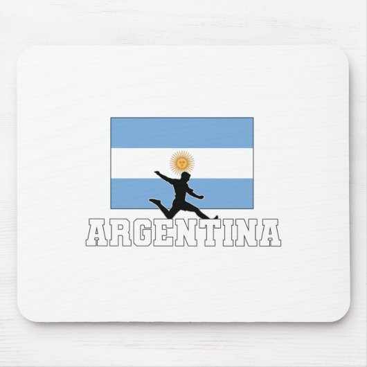 Argentinische Fußballnationalmannschaft Mousepad (Vorne)