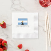 Argentinische Fußballnationalmannschaft Serviette (Beispiel)