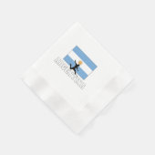 Argentinische Fußballnationalmannschaft Serviette (Ecke)