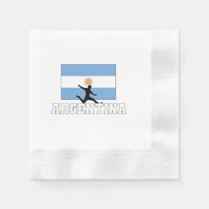 Argentinische Fußballnationalmannschaft Serviette