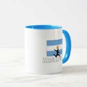Argentinische Fußballnationalmannschaft Tasse (VorderseiteRechts)