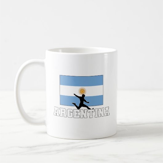 Argentinische Fußballnationalmannschaft Tasse (Links)