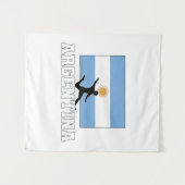 Argentinische Fußballnationalmannschaft Wandteppich (Vorderseite (Horizontal))