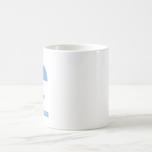 Argentinische Herzenflagge Kaffeetasse (Mittel)