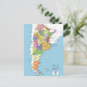 Argentinische Karte (Stehend Vorderseite)