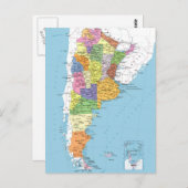 Argentinische Karte (Vorne/Hinten)