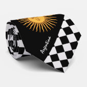 Argentinische Krawatte, Argentinienflagge Krawatte (Gerollt)