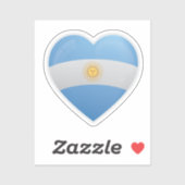 Argentinische Liebe Aufkleber (Blatt)