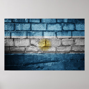 Argentinische Mauer Poster