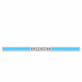 Argentinische Minimalflagge Aufkleber (Vorderseite)