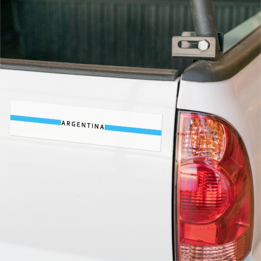 Argentinische Minimalflagge Autoaufkleber (Auf Lkw)