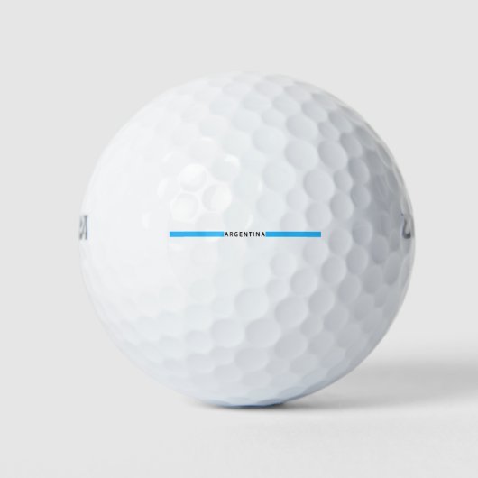 Argentinische Minimalflagge Golfball (Vorderseite)