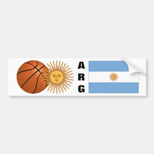 Argentinische Nationalmannschaft Autoaufkleber (Vorne)