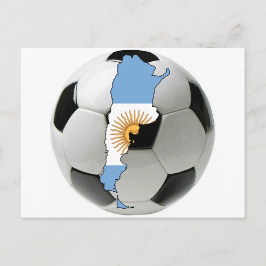 Argentinische Nationalmannschaft Postkarte (Vorderseite)