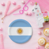 Argentinische Papierplatte Pappteller (Party)