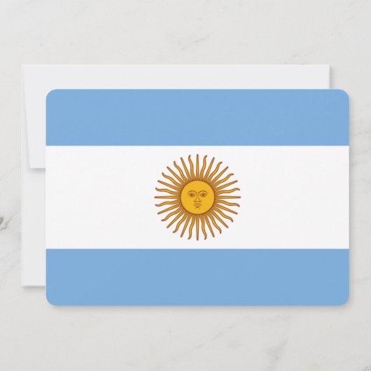 Argentinische Party Einladung (Rückseite)