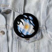 Argentinische Rippfahne Button (Beispiel)