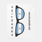 Argentinische Schattendecke Fleecedecke (Vorderseite)