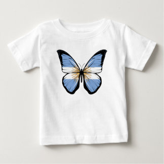 Argentinische Schmetterlingsflagge Baby T-shirt