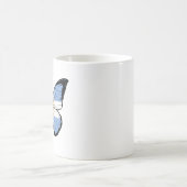 Argentinische Schmetterlingsflagge Kaffeetasse (Mittel)