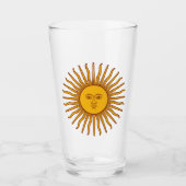 Argentinische Sonne vom Mai / Sol de Mayo Glas (Vorderseite)