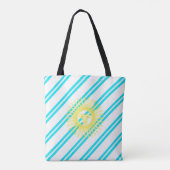 Argentinische Streifenflagge Tasche (Rückseite)