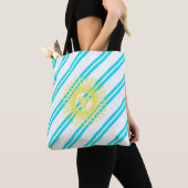 Argentinische Streifenflagge Tasche (Von Nahem)